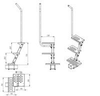 Лестница на дышло прицепа 490.240.000.000