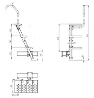 Лестница на дышло прицепа 490.240.000.000