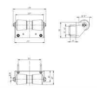 Килевой ролик 490.111.000.000 - фото 1667