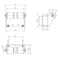 Килевой ролик 490.111.000.000 - фото 1668
