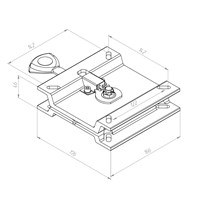 Поворотный механизм под кресло 450.741.600.000