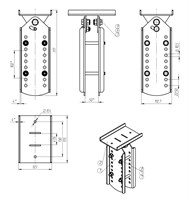 Стойка ложемента с чашкой 490.100.503.000