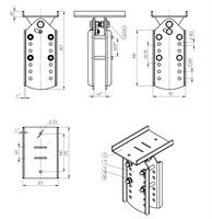 Стойка ложемента с чашкой 490.100.503.000