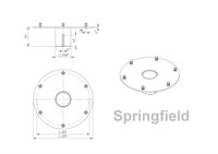 Быстросъёмное основание для амортизационной стойки 10453