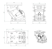 Амортизационная стойка в лодку Практик AIR 280 10454